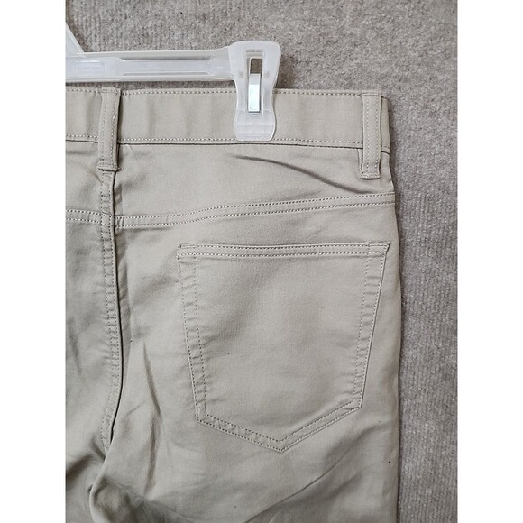 Sonoma Everyday All Day Pants Mens 36x34 Khaki Straight Fit Flexwear Waist NEW - Picture 7 of 11